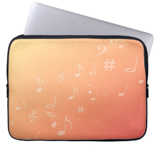 Peach Music Laptop Sleeve