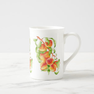 'Peach Paradise' on a Bone China Mug
