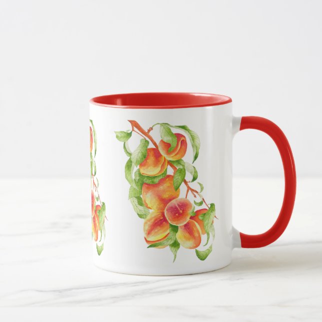 'Peach Paradise' on a Combo Mug (II) (Right)