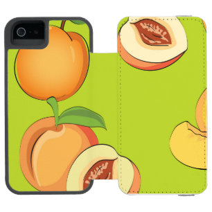 Peach Pattern 4 Incipio Watson™ iPhone 5 Wallet Case