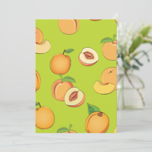Peach Pattern 4 Thank You Card