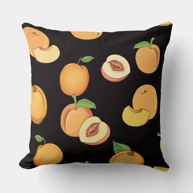 Peach Pattern 5 Cushion (Front)