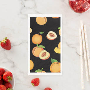 Peach Pattern 5 Napkin