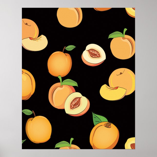Peach Pattern 5 Poster (Front)