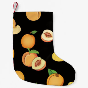 Peach Pattern 5 Small Christmas Stocking