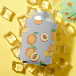 Peach Pattern 6 Can Cooler