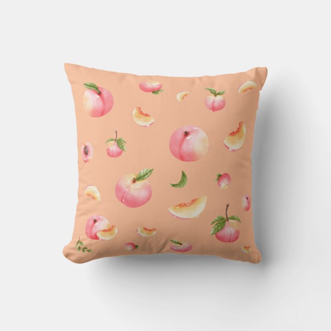 Peach Pattern Cushion (Front)