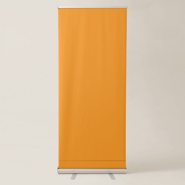 peach, pattern, font, event retractable banner (Front)