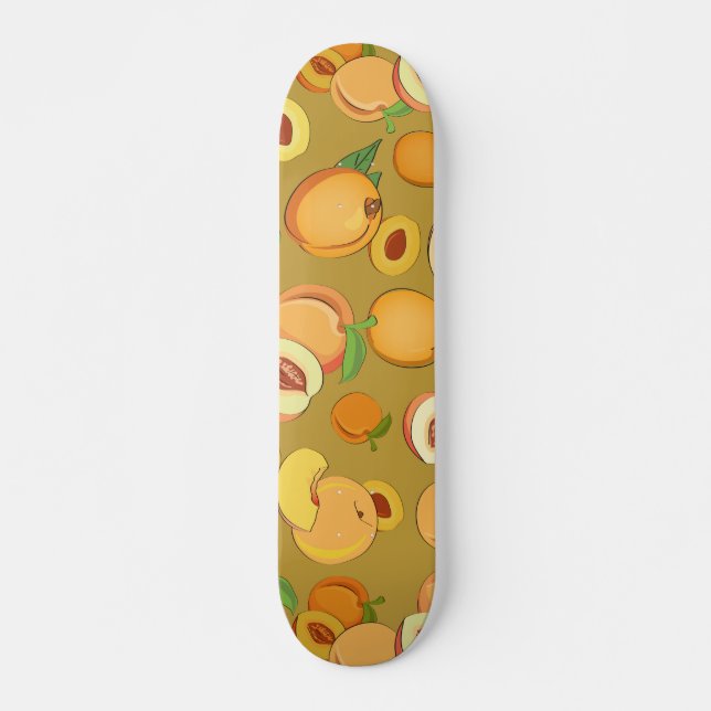 Peach Pattern Skateboard (Front)