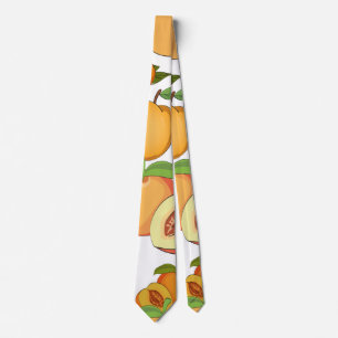 Peach Pattern Tie