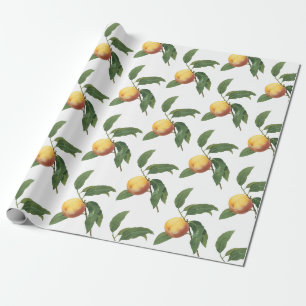 Peach Pattern Wrapping Paper