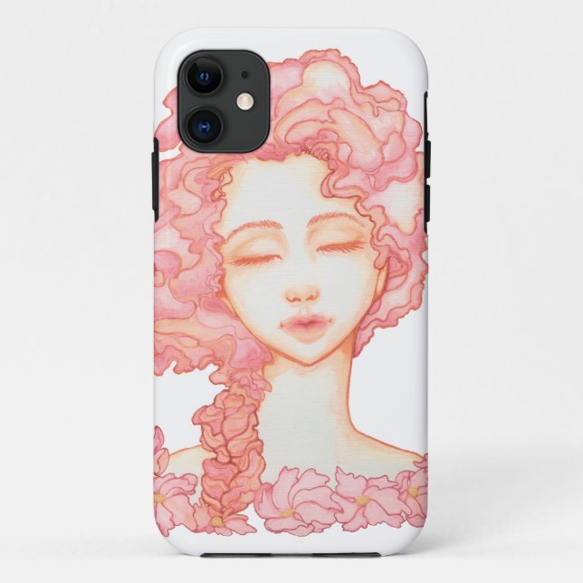 Peach Petal Bloom iPhone5S case (Back)