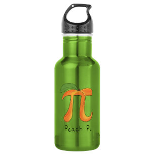 Peach Pi Symbol Math Teacher 532 Ml Water Bottle