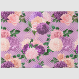Peach, Pink and Lavender Series Design 2 Tissue Paper