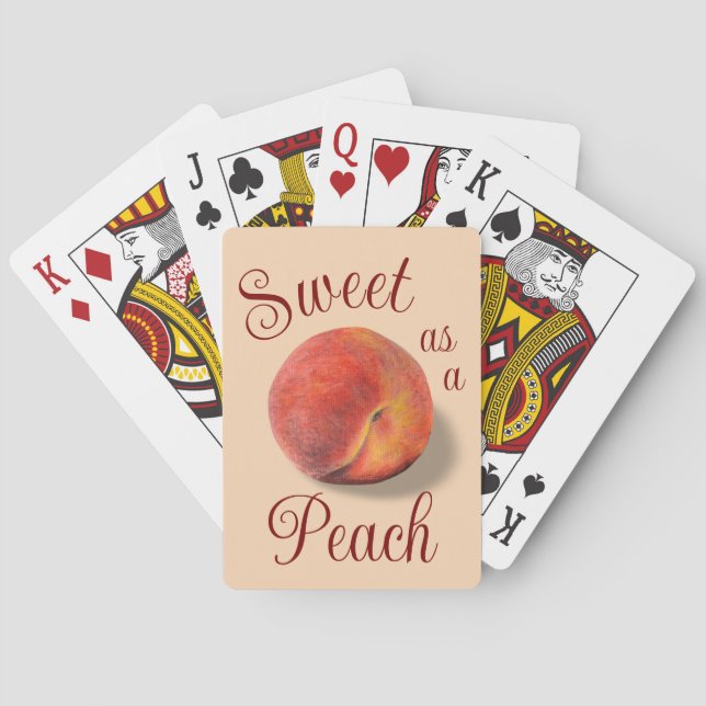 Peach Playing Cards (Back)