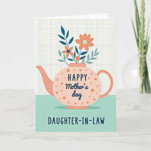 Peach Pot Sweet Mothers Day Card
