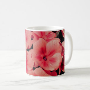 Peach Primrose Flower Art Coffee Mug