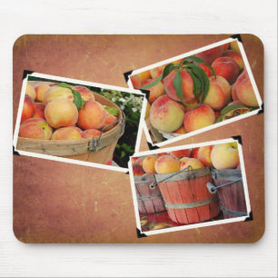 Peach Produce Mouse Mat