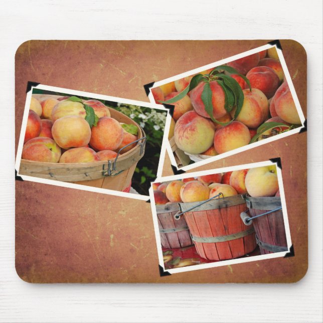 Peach Produce Mouse Mat (Front)