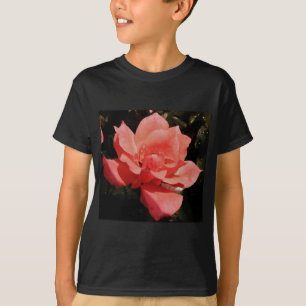 peach rose and dewdrops T-Shirt