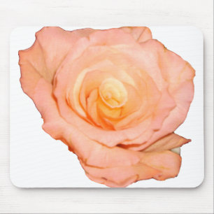 Peach Rose Mouse Mat
