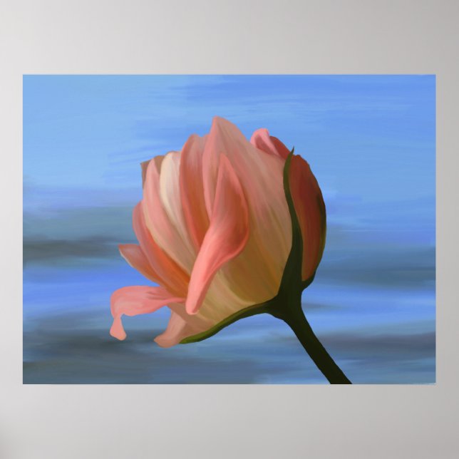 Peach Rose Print (Front)