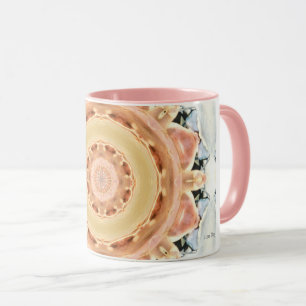 Peach Rosette Mug