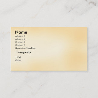 Peach - shaded business card template