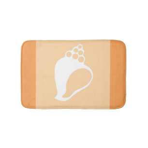 Peach Shell Bath Mat