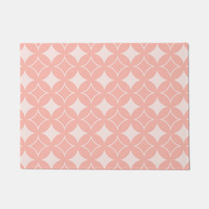 Peach shippo doormat