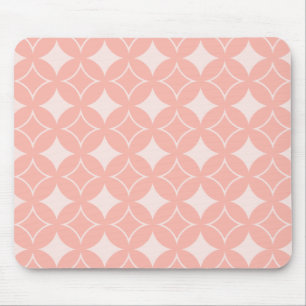 Peach shippo mouse mat