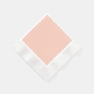 Peach Solid Colour Napkin