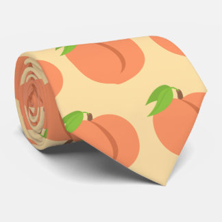 Peach Southern Peaches Emoji Tie