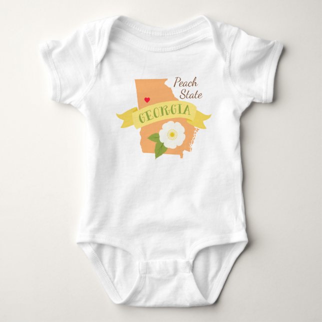 Peach State Baby Bodysuit (Front)