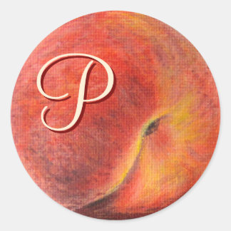 Peach Sticker