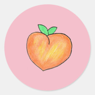 Peach Stickers