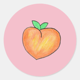 Peach Stickers
