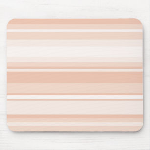 Peach stripes mouse mat