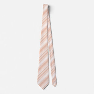 Peach stripes tie