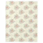 Peach Sunflower Bouquets on Dotted Lattice