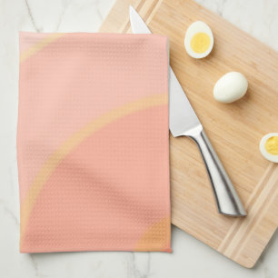 Peach Swirls Tea Towels 