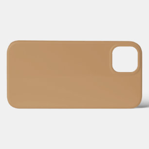 Peach Tan Color Block   Soft Wedding Design iPhone 13 Case