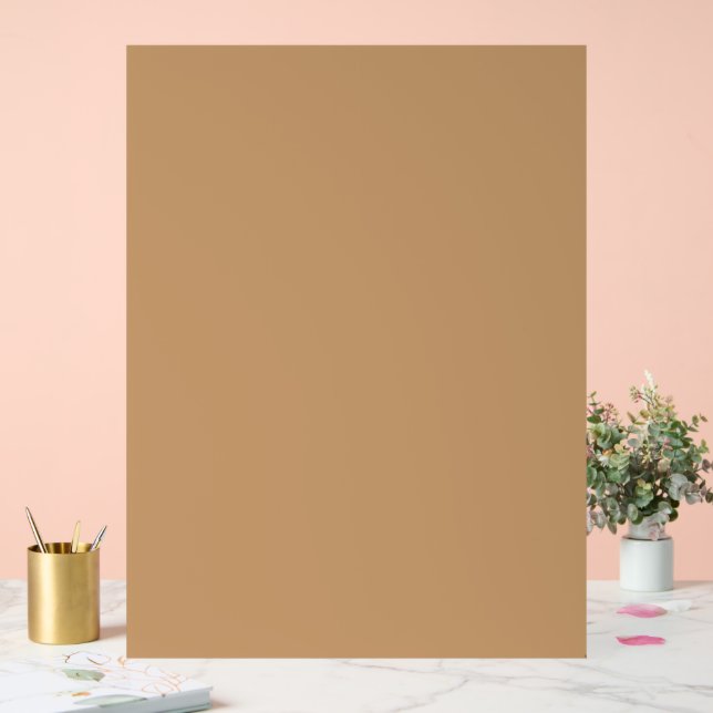 Peach Tan Colour Block | Soft Wedding Design Acrylic Sign (Wedding)