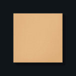 Peach Tan Colour Block | Soft Wedding Design Canvas Print<br><div class="desc">Soft muted peach tan colour block design—perfect for elegant wedding invites, bridal showers, and warm modern events. Celebrate love with timeless simplicity using this Warm Muted Peach Tan Colour Block design, perfect for weddings and romantic events. Featuring a soft, sun-washed peachy-tan tone, this minimal backdrop evokes warmth, calm, and elegance—ideal...</div>