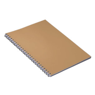 Peach Tan Colour Block   Soft Wedding Design Notebook