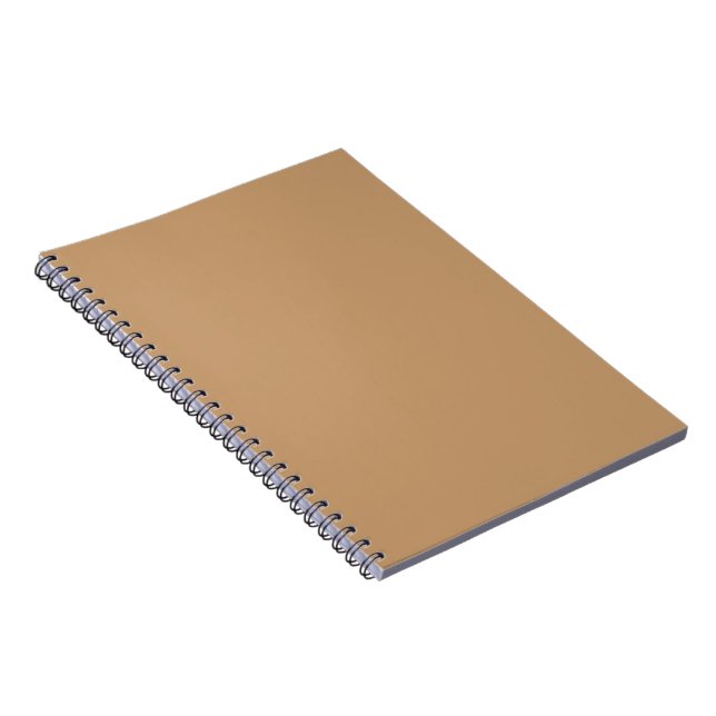 Peach Tan Colour Block | Soft Wedding Design Notebook (Right Side)