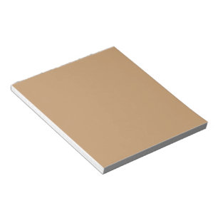 Peach Tan Colour Block Soft Wedding Design Notepad