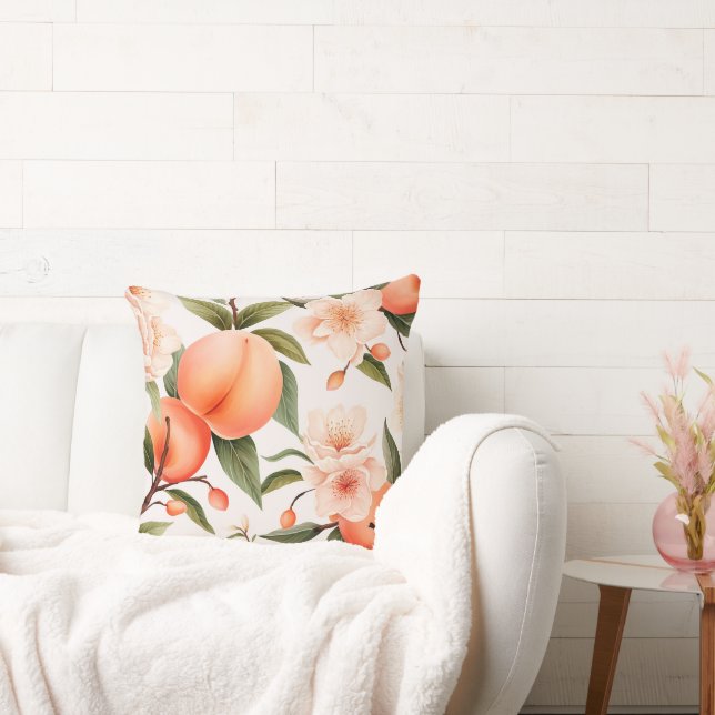 Peach themed cushion (Couch)