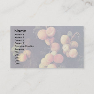 Peach Twig By Flegel Georg Business Card