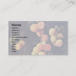 Peach Twig By Flegel Georg Business Card